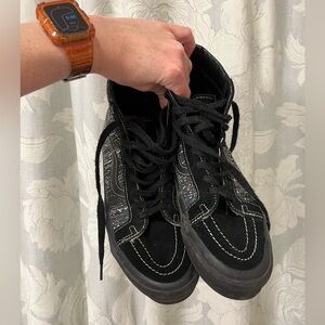 Vans high rise skate shoes